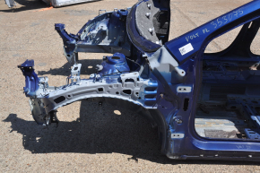 Четверть передняя левая Chevrolet Volt 11-15 синяя на кузове, тычки
