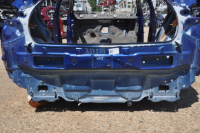 Задняя панель Chevrolet Volt 11-15 2 части синяя на кузове