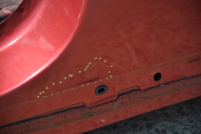 Стойка кузова центральная правая Chevrolet Volt 11-15 красная на кузове, тычки