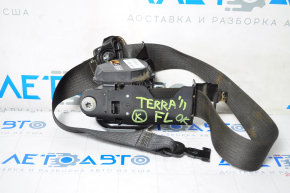 Водительский ремень безопасности GMC Terrain 10-17 черный топляк
