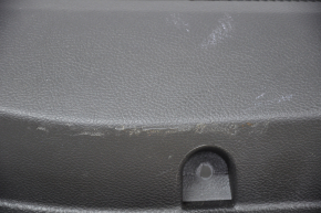 Обшивка двери карточка задняя левая Ford Fusion mk5 13-16 черная с серой вставкой, царапина