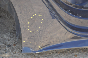 Четверть крыло задняя правая VW Passat b7 12-15 USA синяя на кузове, примята, тычки