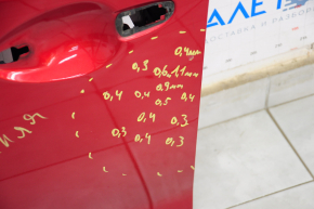 Дверь голая передняя левая Mazda 6 13-21 красный 41V, деланная, тычки