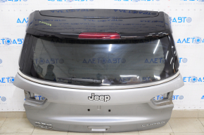 Дверь багажника в сборе Jeep Compass 17- серебро PSC, без фонарей, с камерой