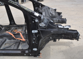 Чверть передня права Ford Escape MK3 13-16 дорест чорна на кузові, тички