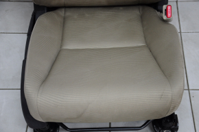 Пасажирське сидіння Honda Accord 13-17 без airbag, механічне, велюр беж, під хімчистку