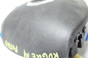 Подушка безпеки airbag в кермо водійська Nissan Rogue 14-16 черн подряпини