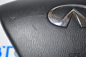 Подушка безпеки airbag в кермо водійська Infiniti JX35 QX60 13- чорний, злегка видно контур