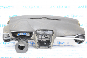 Торпедо передня панель AIRBAG Ford Fusion mk5 13-20 чорна, топляк