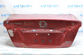 Крышка багажника Nissan Altima 13-15 дорест красный NAH, тычки