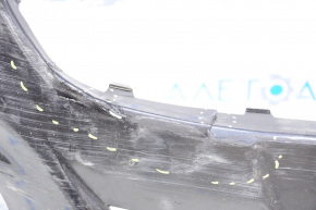 Бампер передний голый Ford Fusion mk5 13-16 без парктроников, черный, затерт, треснут, сломано крепление