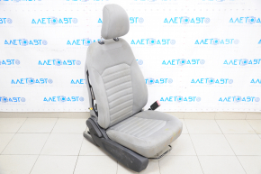 Пасажирське сидіння Ford Fusion mk5 13-16 без airbag, механічне, ганчірка, сіре, під хімчистку