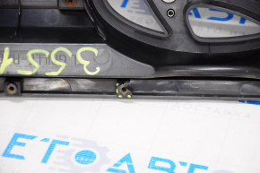 Грати радіатора grill Hyundai Tucson 16-18 дорест черн. зі значком, зламані кріплення