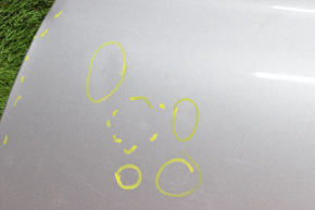 Двері голі перед лев Hyundai Sonata 15-19 сірий 8S, зам'яті, тички