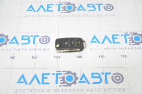 Ключ VW Tiguan 12-17 4 кнопки, розкладний, затертий, немає емблеми