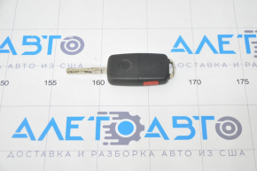 Ключ VW Passat b8 16-19 USA 4 кнопки, розкладний, немає емблеми
