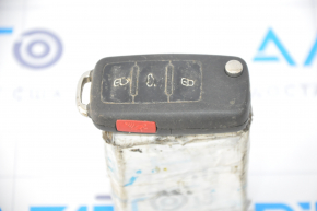 Ключ VW Passat b7 12-15 USA 4 кнопки, розкладний, дефект кнопки