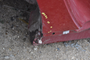 Четверть крыло задняя правая Chevrolet Volt 11-15 красная на кузове, примята, тычки