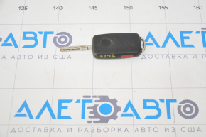Ключ VW Jetta 11-18 USA 4 кнопки, розкладний, немає емблеми