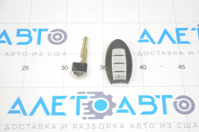 Ключ Nissan Altima 13-18 S SV 4 кнопки, поліз хром