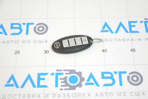 Ключ Nissan Sentra 13-19 smart 4 кнопки, з відкриванням багажника, поліз хром