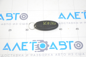 Ключ Nissan Sentra 13-19 smart 4 кнопки, с открыванием багажника, полез хром