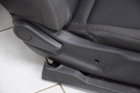 Пасажирське сидіння Chevrolet Cruze 16- без airbag, механічне, ганчірка, чорне, зламана ручка