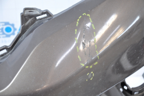Бампер передний голый Nissan Murano z52 15-18 дорест коричневый царапины, вмятины, сломано крепление
