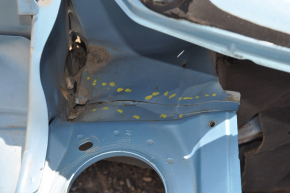 Четверть передняя правая Nissan Leaf 13-17 голубая на кузове, погнут лонжерон, примята