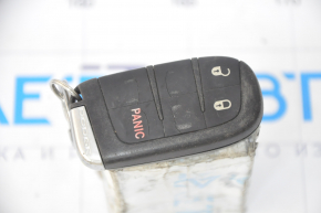 Ключ smart Dodge Journey 11- 3 кнопки, без автозапуска, трещины