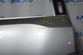 Дверь голая задняя левая Jeep Compass 11-16 серебро PS2, деланая, коррозия
