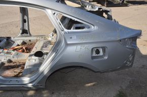 Четверть крыло задняя левая Hyundai Sonata 15-17 серебро на кузове, тычки, примята