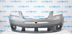 Бампер передний голый Subaru b10 Tribeca 08-14 графит замят, надломы креплений, запилен, надорван, царапины