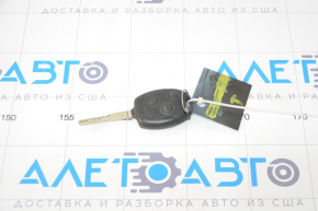 Ключ Ford Fiesta 11-19 3 кнопки, нет эмблемы