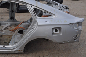 Четверть крыло задняя левая Hyundai Sonata 15-17 серебро на кузове, примята