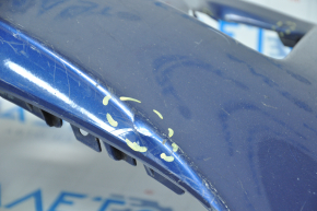 Бампер передний голый Toyota Prius 30 10-12 дорест синий нет левый части, надрывы, примят, надломы креплений