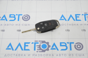 Ключ Ford Fusion mk5 13-16 4 кнопки, раскладной, с автозапуском