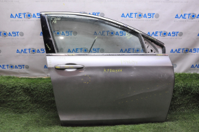 Дверь в сборе передняя правая Chrysler 200 15-17 серая помята тычка крашена