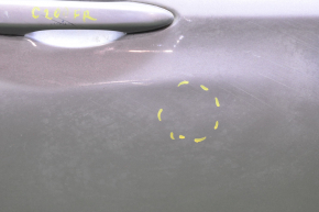 Дверь в сборе передняя правая Chrysler 200 15-17 серая помята тычка крашена