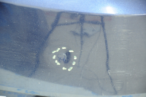 Бампер передний голый VW Passat b7 12-15 USA синий, царапины, примят