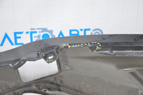 Бампер передний голый Nissan Murano z52 15-18 дорест черный нет левый части, сломаны крепления, отсутствуют фрагменты, надломы