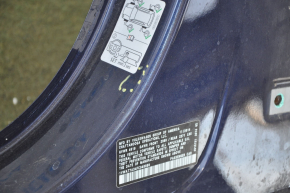 Четверть передняя левая VW Passat b7 12-15 USA синяя, с центральной стойкой, примята, тычки