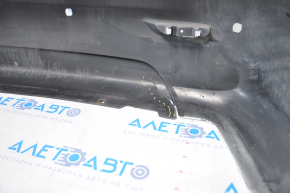 Бампер задний голый Infiniti JX35 QX60 13-15 дорест под парктроники, белый, надлом снизу, сломаны крепления