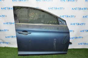 Дверь в сборе передняя правая Hyundai Sonata 15-19 голубой X8 легкая вмятина