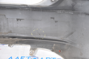 Бампер задний голый Toyota Prius 30 10-15 белый, сломаны крепления, шпаклеванный, надрывы