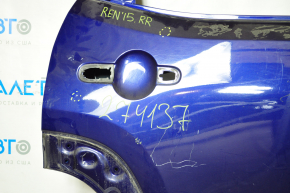 Дверь голая задняя правая Jeep Renegade 15- синий 888, тычки