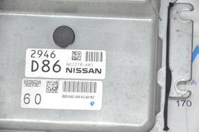 Блок ECU компьютер двигателя Nissan Sentra 16-18 рест 1.8 NEC018-681