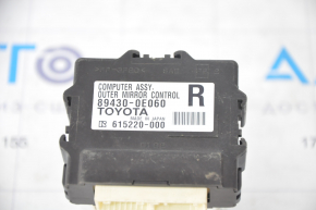 Computer assy, outer mirror control Lexus RX350 RX450h 10-15