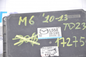 Блок ECU компьютер двигателя Mazda6 09-13 2.5 надлом крепления фишки