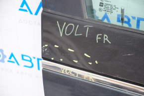 Двері в зборі перед правою Chevrolet Volt 11-15 графіт GBV, тичка, подряпини на накладці